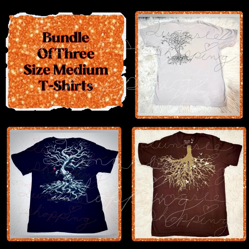 Bundle of 3 Graphic T-Shirts